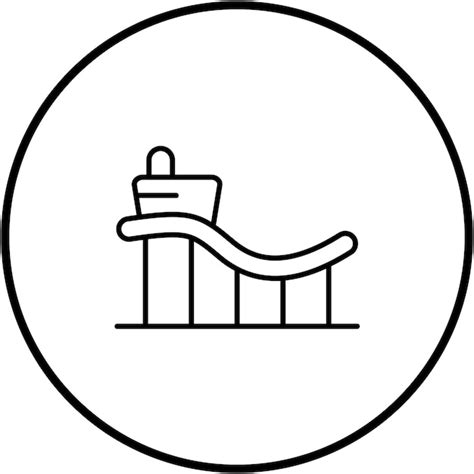 Thrill ride icon vector image can be used for amusement park | Premium ...