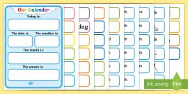 Children's Weather Chart for Classrooms - Primary Resource
