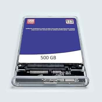 CARE CASE Transparent Portable External Hard Disk Drive - 500 GB - 1 ...