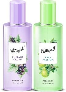 Wottagirl Currant Crush & Pear Passion Combo (100ml Each) Body Spray ...