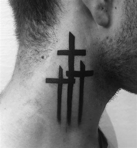 neck tattoo ideas black