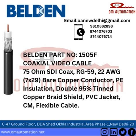 Belden Cables - Belden Rg6 Coaxial Cable Manufacturer from New Delhi