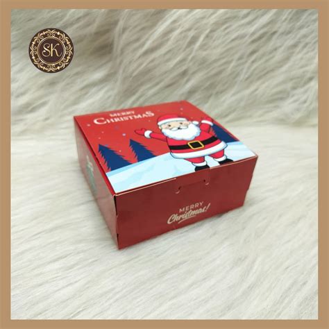 Christmas Paper Gift Box | Xmas Box | Santa Box | Snowman Box | Cookie ...