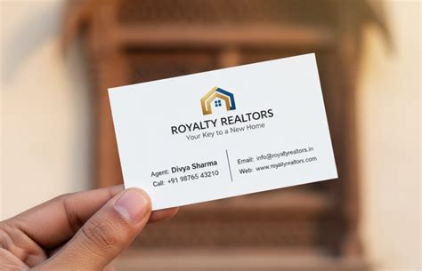 Real Estate Agent Visiting Card Designs | Buy Property Dealer Business ...