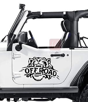 ISEE 360® Stickers for Car Exterior for Thar 4 x 4 Off Road Stylish ...