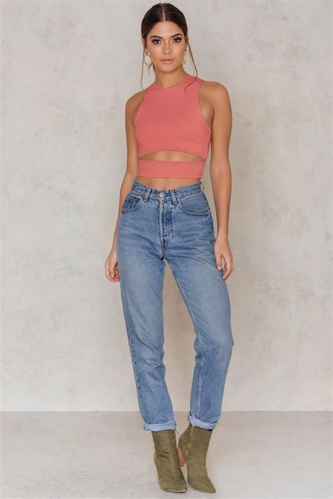 Pink Bodycon Cutout Style Crop Top Blouse with Belly Cutout | Charango