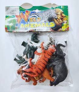 MGT CREATION TOYS Wild Animals Figures Set for Kids, Animal Play Set ...