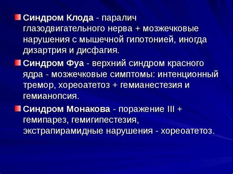 Неврология. Лекция 3. Движения и их нарушения