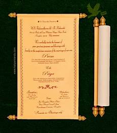 Scroll Type Wedding Invitation Cards by Scroll Wedding Invitations With Box Scroll Type Wedding Invitation Cards