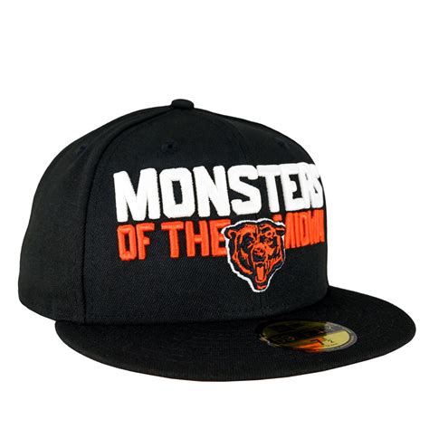 Chicago Bears Monsters Of The Midway Black New Era 59FIFTY Fitted Hat ...