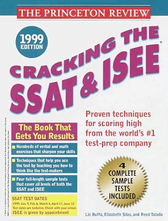 Buy Cracking the SSAT/ISSE, 1999 Edition (CRACKING THE SSAT & ISEE ...