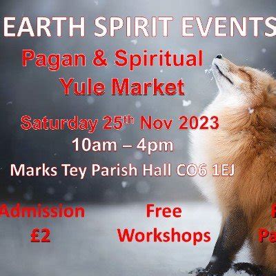 Marks Tey Spiritual Yule Market Tickets, Marks Tey Parish Hall, Copford ...