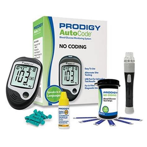 Prodigy 12-2076 Autocode Gloucose Meter Kit India | Ubuy