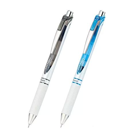 Pentel Energel 白桿極速鋼珠筆 0.5公釐 X 12支 #117280｜Costco好市多必買推薦