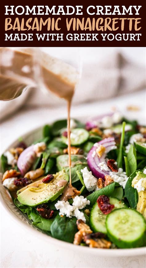 Creamy Balsamic Vinaigrette | Recipe | Creamy balsamic vinaigrette ...