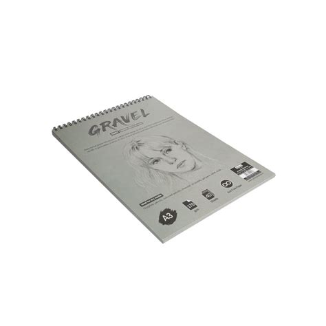 Scholar Artists' Toned Gravel - A3 Grey Smooth 170 GSM Glued Pad of 40 ...