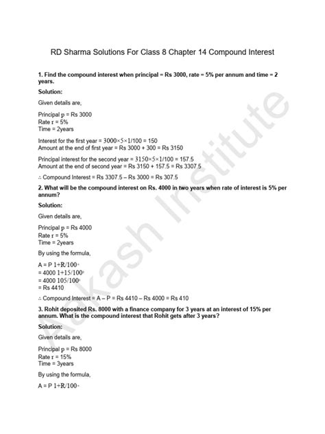 Image result for Class 8 Explain Compound Interest