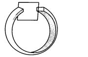 Figure shows a conducting square loop placed parallel to the pole ...