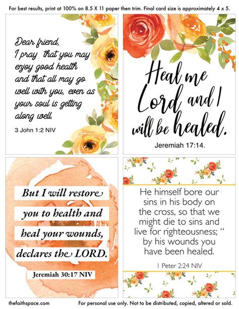Image result for Printable Scriptures On Healing