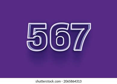 567 3d Number 567 Isolated On Stock Illustration 2065864313 | Shutterstock