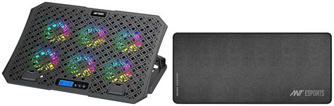 Ant Esports NC210 Gaming Notebook Cooler with 6 Cooling Fans for 10 ...