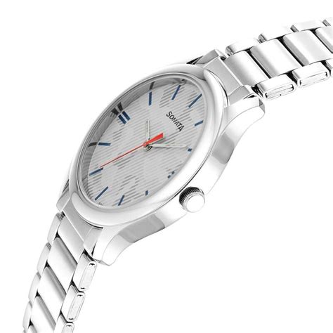 Buy Online Sonata Quartz Analog Multicoloured Dial Stainless Steel ...