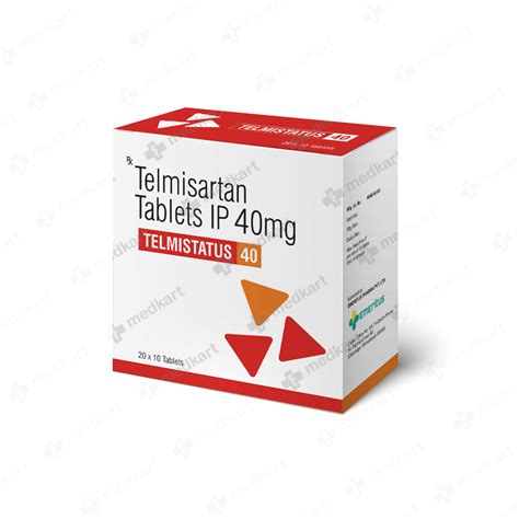 TELMISTATUS 40MG TABLET 10'S