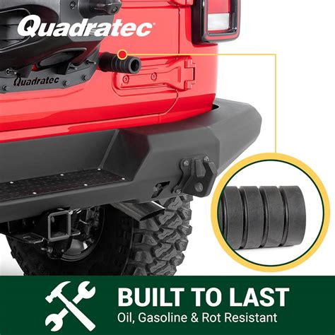 Buy Quadratec Tailgate Spare Tire Bump Stop Kit - Fits Jeep Wrangler JK ...