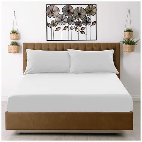Fitted Sheet Single Bed - White Bedding Sheet - Plain Dyed Microfiber ...