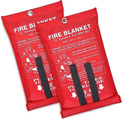 Amazon.com: Emergency Fire Blanket for Home and Kitchen Fire ...