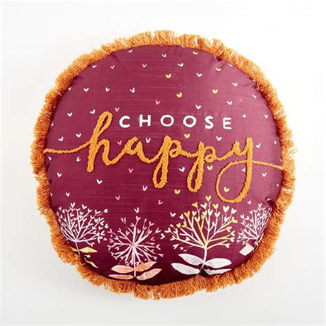 Buy Spinel Embroidered Filled Cushion - 40x40cm from Home Centre at ...