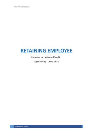 Final MBA Project Report HRM - PROJECT REPORT ON “HR POLICIES AND ...