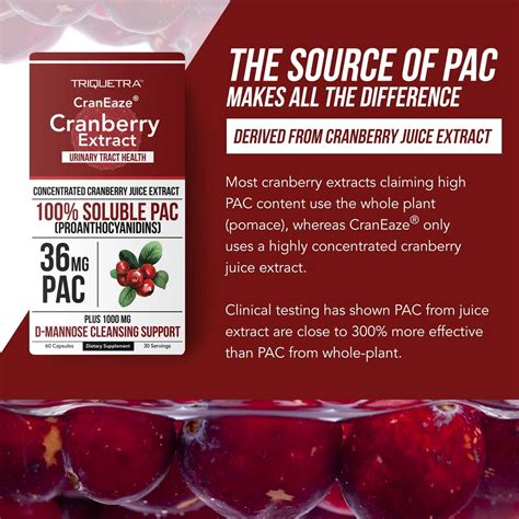 Buy CranEaze: 36 mg PAC from Superior Cranberry Juice Extract - Plus D ...