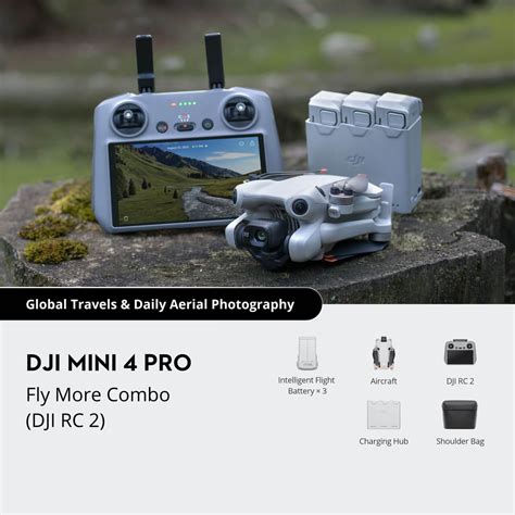 DJI Mini 4 Pro Drone Camera Fly More Combo Plus (45 Mins)