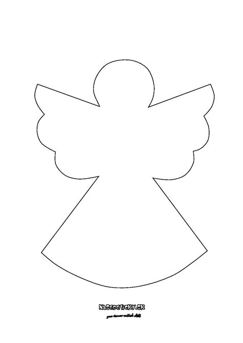 Free printable angel template – Artofit