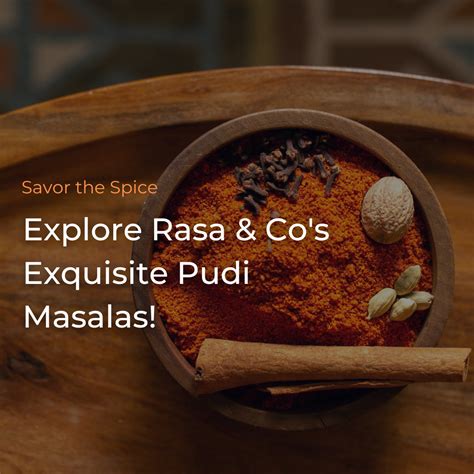 Rasa and Co. I Authentic South Indian Chutney Pudi & Masalas Online ...