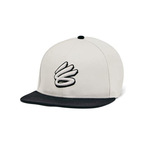 Męska czapka z daszkiem Under Armour M Curry Flatbrim Snapback - szara ...