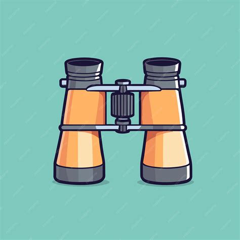 Premium Vector | Binoculars vector illustration
