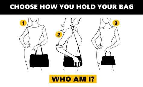 Who Am I Test: How You Hold Your Bag Reveals Your True Nature