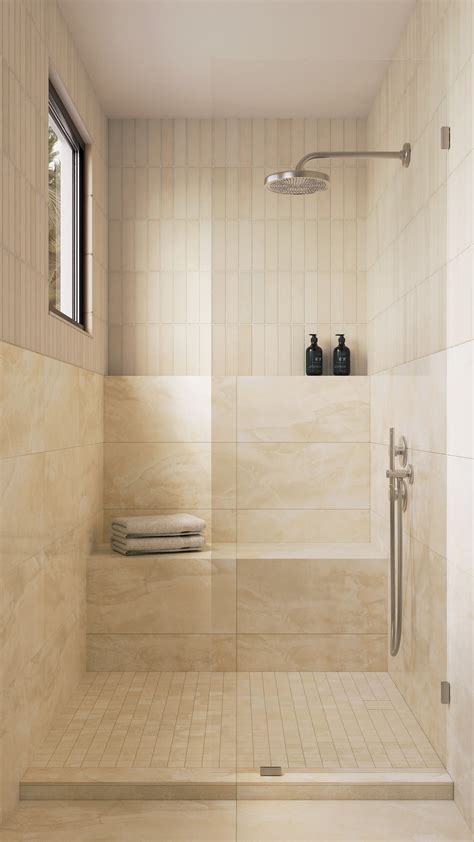 Gemma 12" x 24" Polished Porcelain Field Tile in Beige Onyx | Shower ...