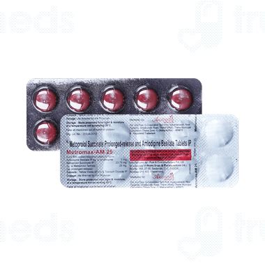 Metromax Am 25/5 MG Pr | Order Metromax Am 25/5 MG Tablet Pr Online at ...