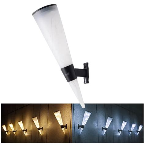 hardoll Solar LED Decorative Waterproof Wall Lamp for Outdoor Garden ...