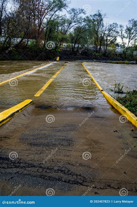 Low Water Bridge stock image. Image of adventure, greenway - 202407823