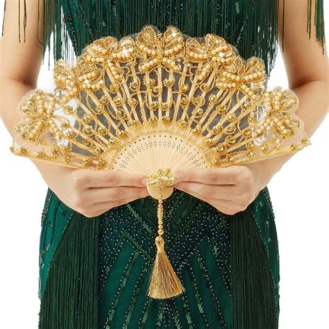 Vintage Fans For Weddings Wedding Fans Elegant Lace Folding Fan Rose