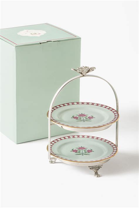 Jaipur Rose Petit Plate Stand (Set of 3) – The Palace Atelier