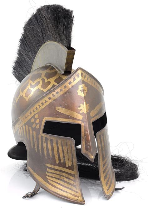 Nagina International Tribal Antique Brown Medieval Era Warrior Helmet ...