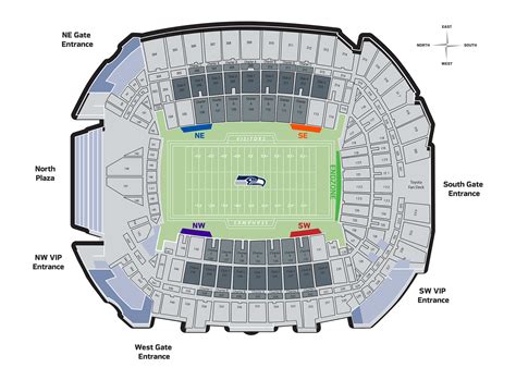 Image result for Seahawks Stadium Seating Chart