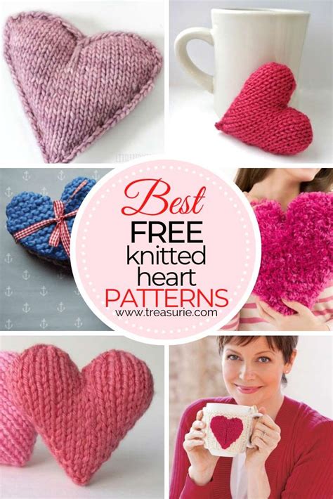 Image result for Simple Knitted Heart Pattern