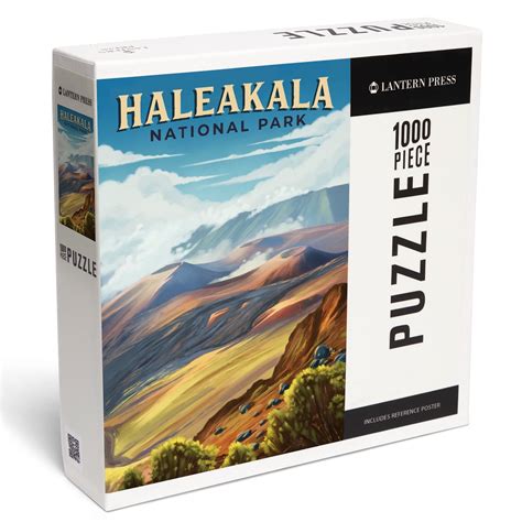 Lantern Press 1000 Piece Jigsaw Puzzle, HaleakalÄ National Park, Hawaii, Oil Painting - Walmart.com