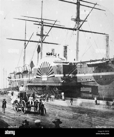 SS Great Eastern, an iron sailing steam ship designed by Kingdom Brunel ...